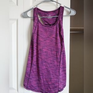 Tek Gear Womens Pink And Purple Athletic Tank Top, Size Medium